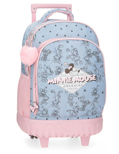 2952921 MOCHILA COMPACT 2R. MINNIE MOUSE AMERICAN DARLING